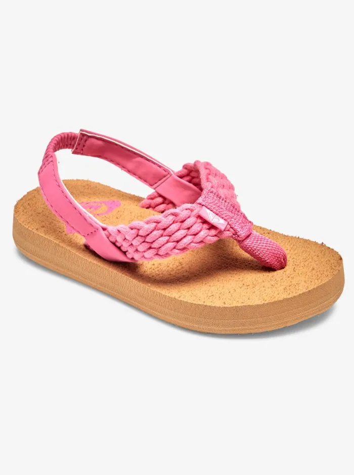 Roxy Shoes and Sandals Toddler039s Porto Sandals Hot Pink 8211 Kids