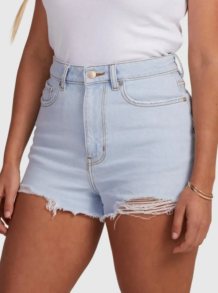 Roxy Shorts Eva Denim Shorts Light Blue 8211 Women Roxy Shorts Eva Denim Shorts Light Blue 8211 Women