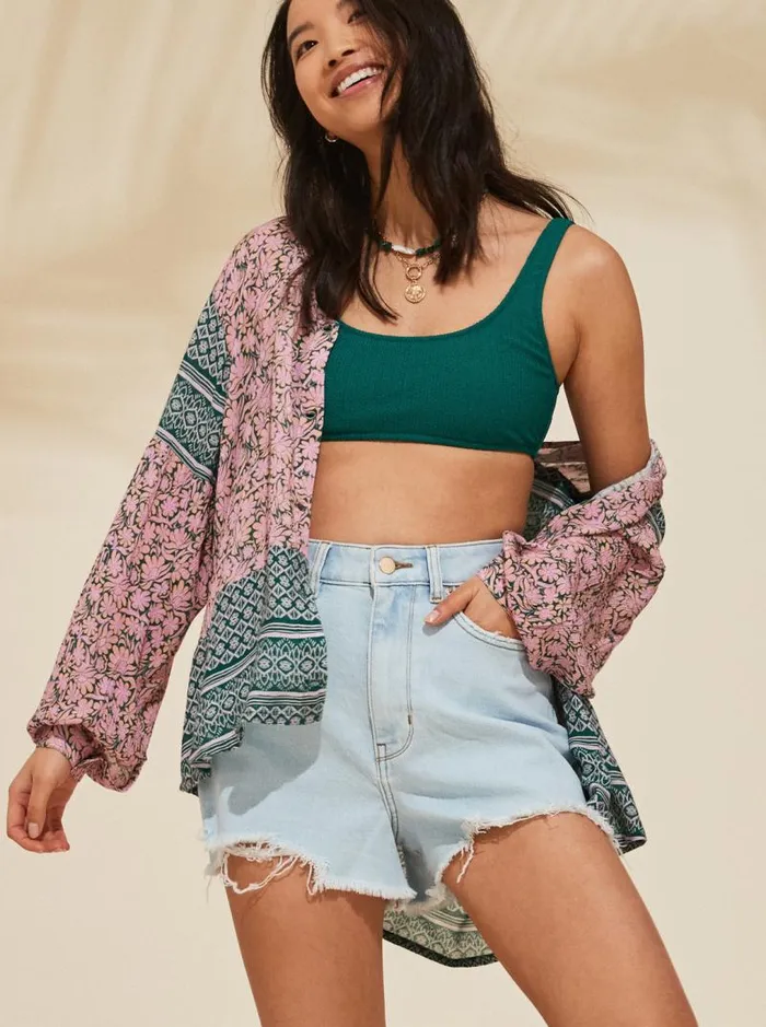 Roxy Shorts Eva Denim Shorts Light Blue 8211 Women Roxy Shorts Eva Denim Shorts Light Blue 8211 Women