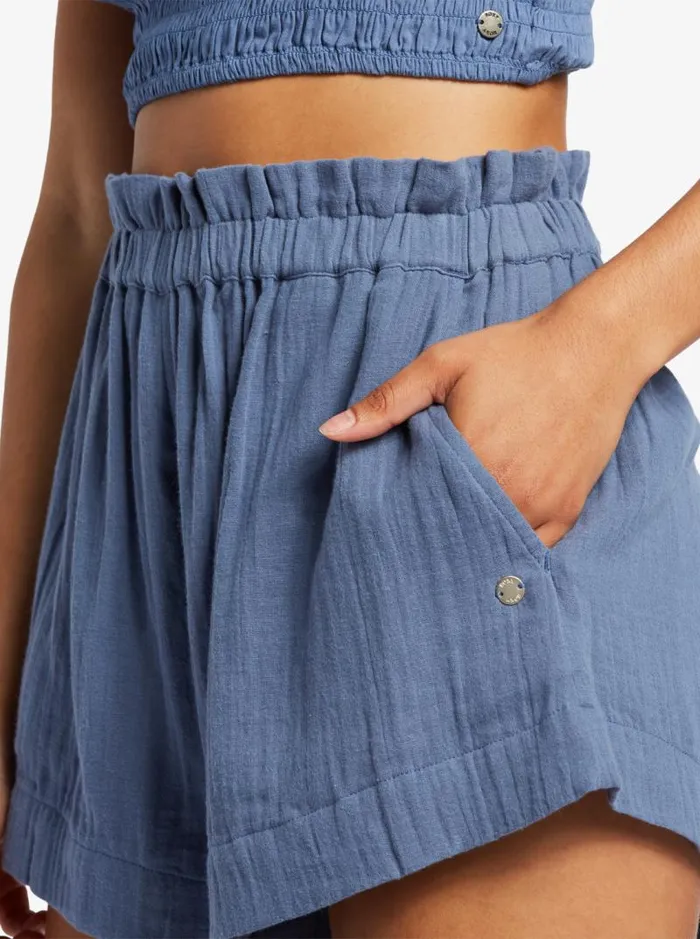 Roxy Shorts What A Vibe Beach Shorts Bijou Blue 8211 Women Roxy Shorts What A Vibe Beach Shorts Bijou Blue 8211 Women