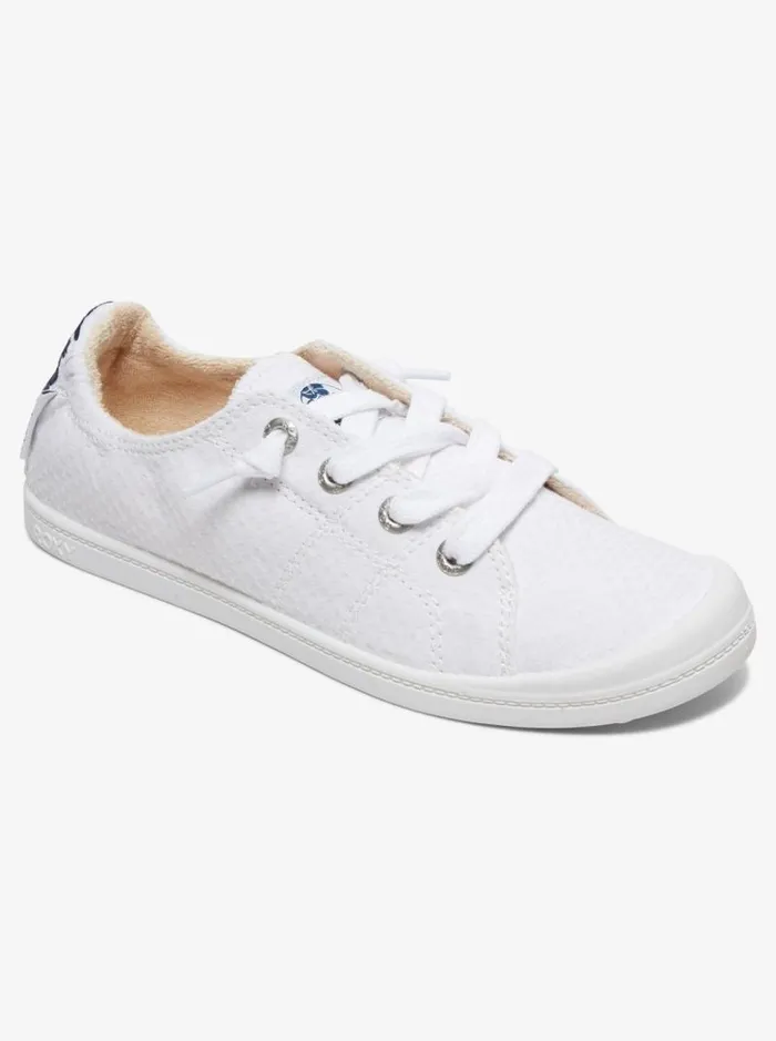 Roxy Sneakers Bayshore Shoes White 8211 Women Roxy Sneakers Bayshore Shoes White 8211 Women