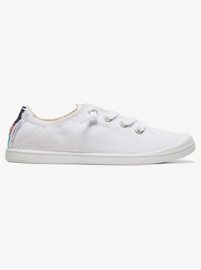 Roxy Sneakers Bayshore Shoes White 8211 Women Roxy Sneakers Bayshore Shoes White 8211 Women