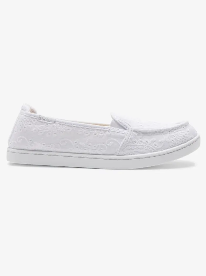 Roxy Sneakers Minnow SlipOn Shoes Whitewhite 8211 Women Roxy Sneakers Minnow SlipOn Shoes Whitewhite 8211 Women