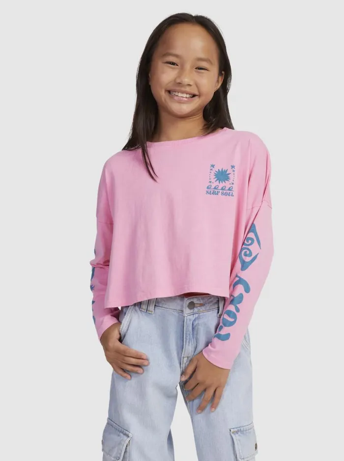 Roxy Tees and Tanks Girl039s 416 All You Never Say Long Sleeve TShirt Sachet Pink 8211 Kids Roxy Tees and Tanks Girl039s 416 All You Never Say Long Sleeve TShirt Sachet Pink 8211 Kids