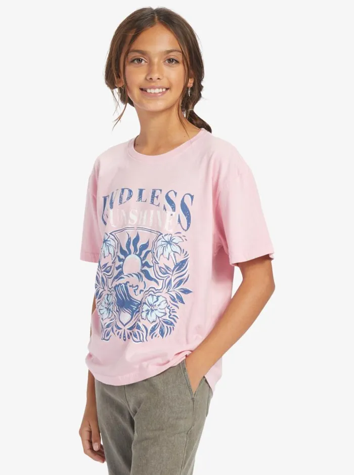 Roxy Tees and Tanks Girl039s 416 Endless Sunshine Oversized TShirt Candy Pink 8211 Kids Roxy Tees and Tanks Girl039s 416 Endless Sunshine Oversized TShirt Candy Pink 8211 Kids