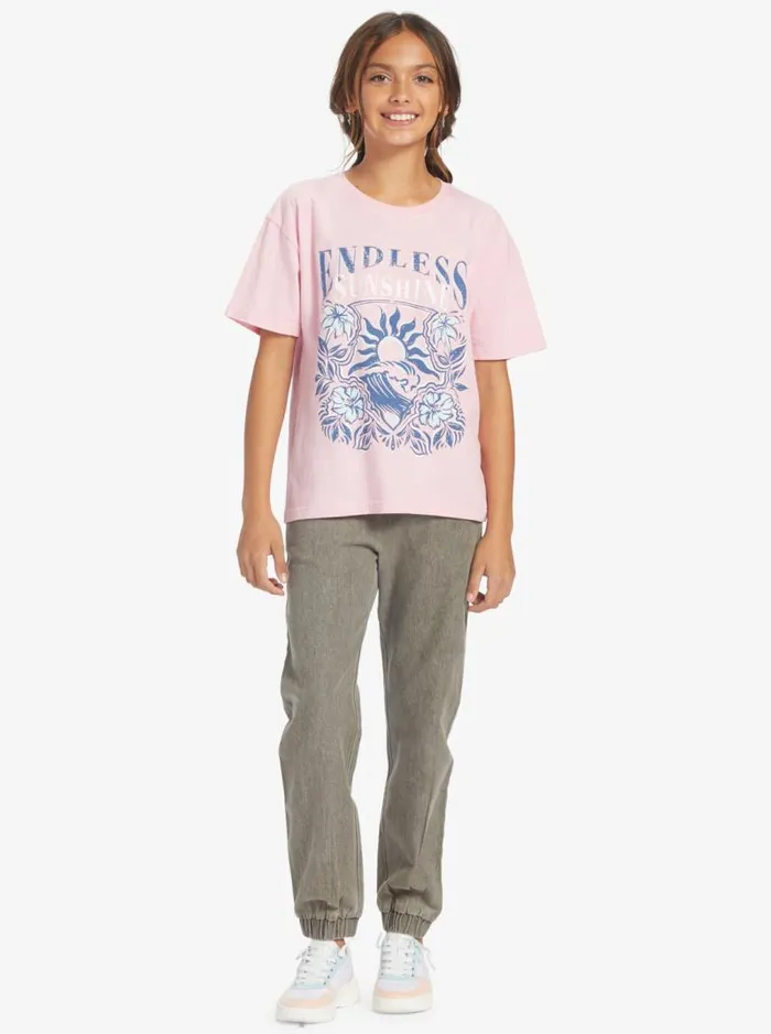 Roxy Tees and Tanks Girl039s 416 Endless Sunshine Oversized TShirt Candy Pink 8211 Kids Roxy Tees and Tanks Girl039s 416 Endless Sunshine Oversized TShirt Candy Pink 8211 Kids