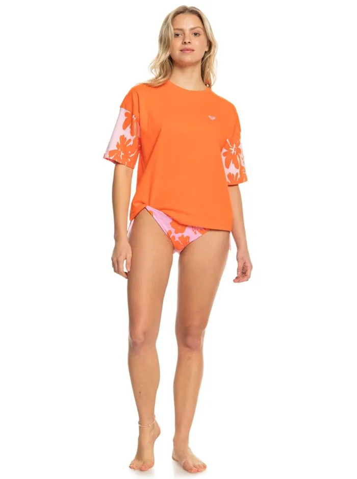 Roxy Tees and Tanks SurfKindKate TShirt Vermillon 8211 Women