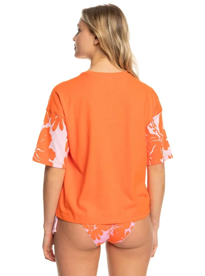 Roxy Tees and Tanks SurfKindKate TShirt Vermillon 8211 Women