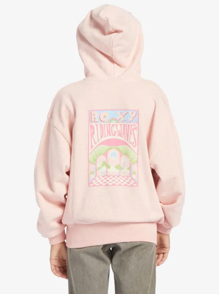 Roxy Tops Girl039s 416 Better Mistakes A ZipUp Hoodie English Rose 8211 Kids