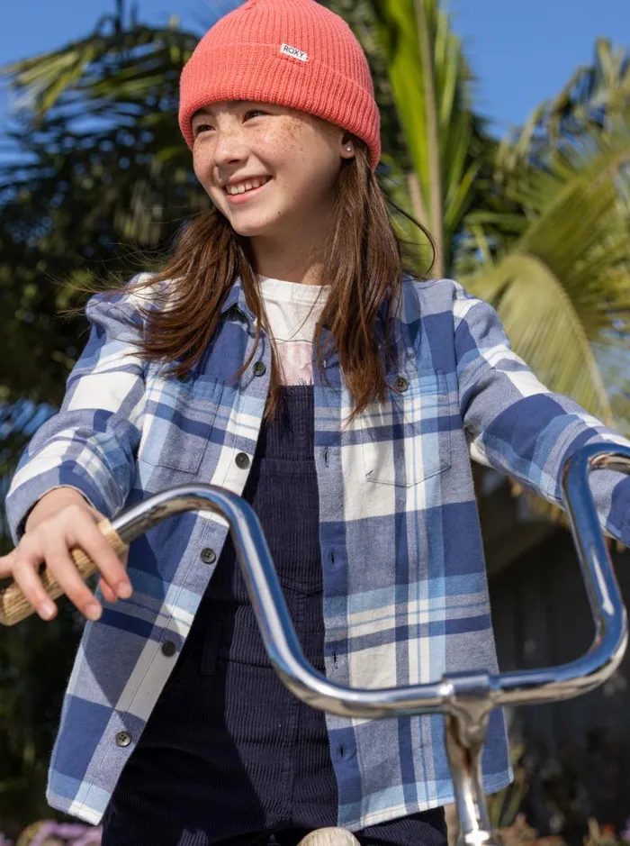 Roxy Tops Girl039s 416 Unless Its With You Long Sleeve Shirt Snow White Checkin In Rg 8211 Kids Roxy Tops Girl039s 416 Unless Its With You Long Sleeve Shirt Snow White Checkin In Rg 8211 Kids