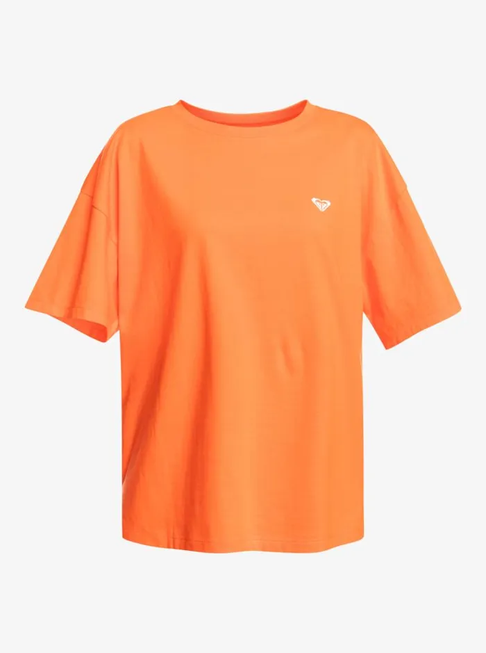 Roxy Tops SurfKindKate Oversized TShirt Vermillon 8211 Women