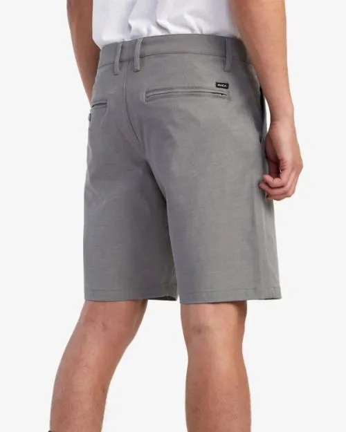 Rvca Back In Hybrid 19034 Shorts Athletic Heather Men Shorts and Hybrids