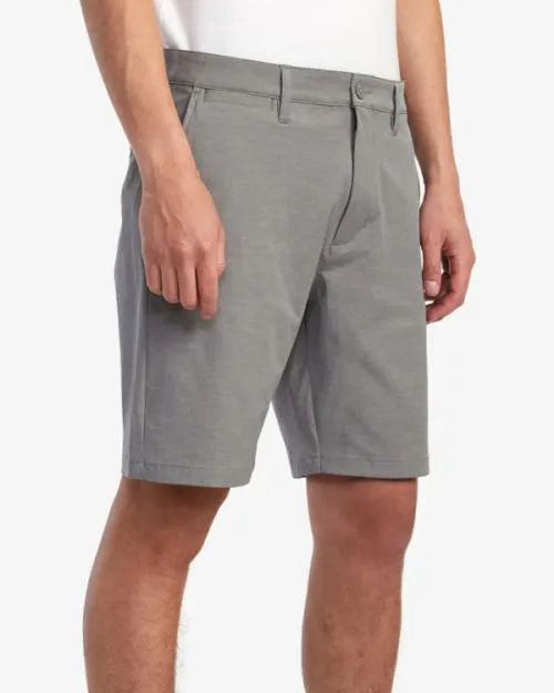 Rvca Back In Hybrid 19034 Shorts Athletic Heather Men Shorts and Hybrids