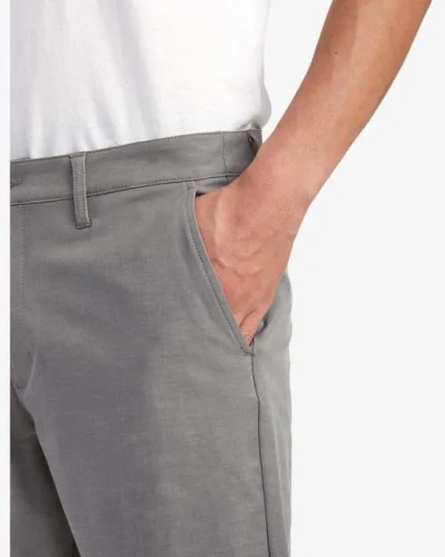 Rvca Back In Hybrid 19034 Shorts Athletic Heather Men Shorts and Hybrids