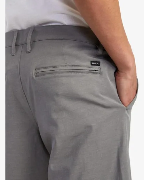 Rvca Back In Hybrid 19034 Shorts Athletic Heather Men Shorts and Hybrids