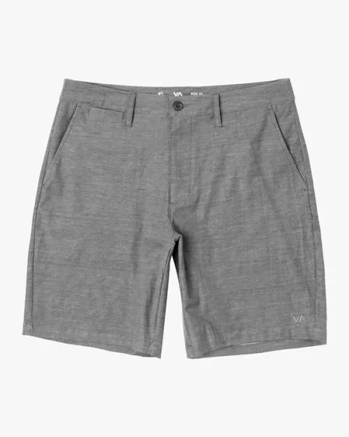 Rvca Back In Hybrid 19034 Shorts Athletic Heather Men Shorts and Hybrids