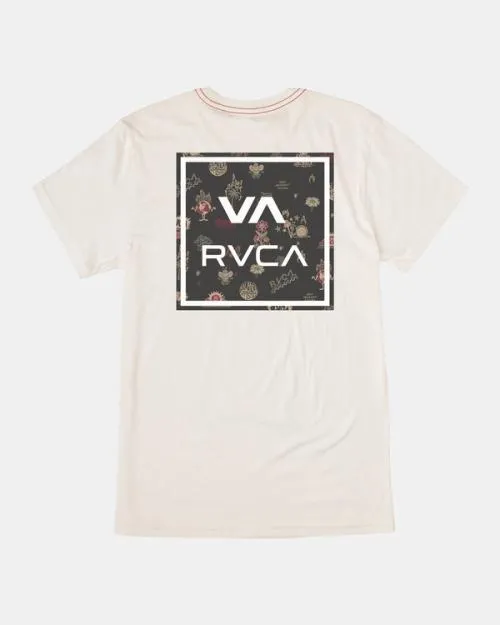 Rvca Boy039s VA All The Way TShirt Antique White Boys Tees and Tanks