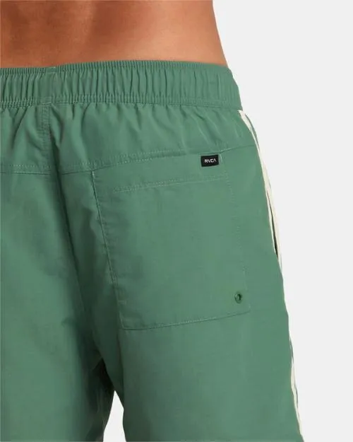 Rvca Breakout Elastic Waist Boardshorts 16034 Verdite Men Boardshorts