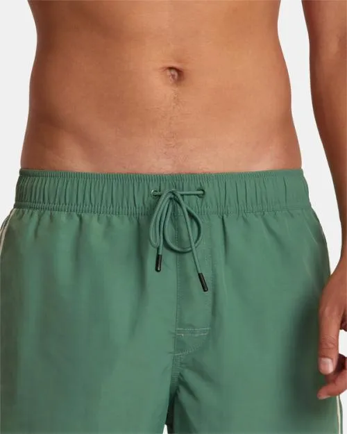Rvca Breakout Elastic Waist Boardshorts 16034 Verdite Men Boardshorts