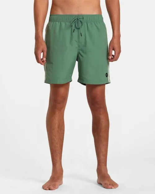 Rvca Breakout Elastic Waist Boardshorts 16034 Verdite Men Boardshorts