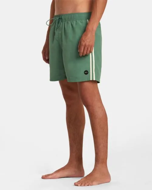 Rvca Breakout Elastic Waist Boardshorts 16034 Verdite Men Boardshorts