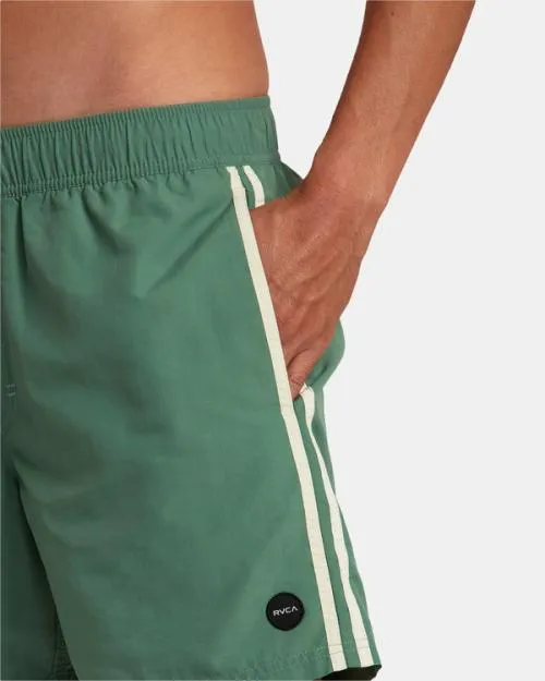 Rvca Breakout Elastic Waist Boardshorts 16034 Verdite Men Boardshorts