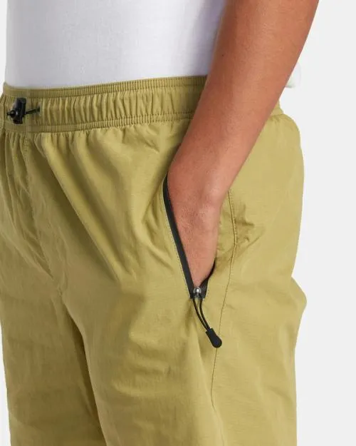 Rvca Brodie Hybrid Boardshorts 17034 Avocado Men Shorts and Hybrids