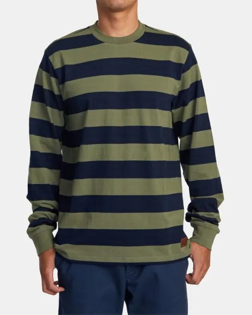 Rvca Chainmail Long Sleeve Top Indigo Men Short Sleeves