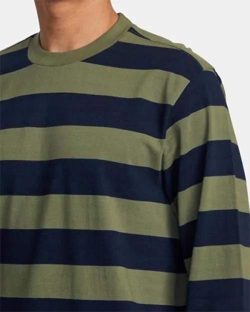 Rvca Chainmail Long Sleeve Top Indigo Men Short Sleeves
