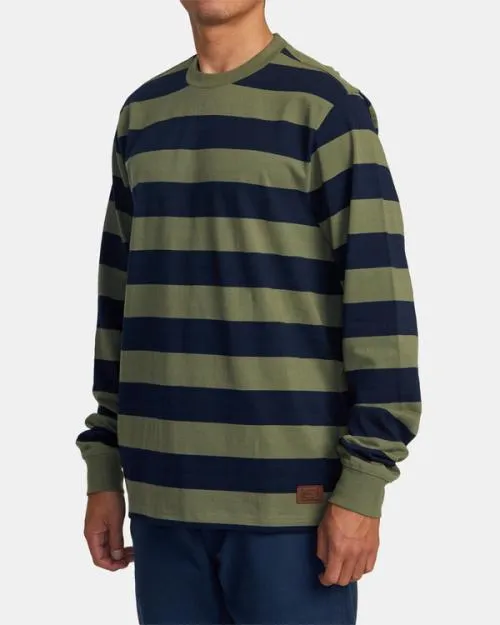 Rvca Chainmail Long Sleeve Top Indigo Men Short Sleeves