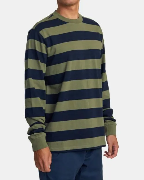 Rvca Chainmail Long Sleeve Top Indigo Men Short Sleeves