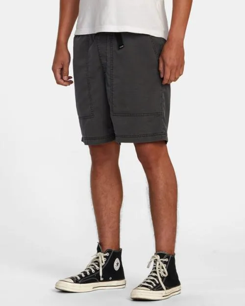 Rvca Civic City Elastic Waist Shorts Rvca Black Men Shorts and Hybrids