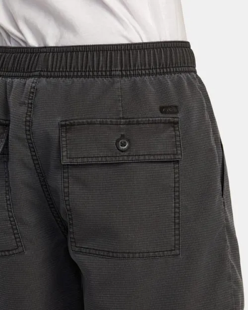 Rvca Civic City Elastic Waist Shorts Rvca Black Men Shorts and Hybrids