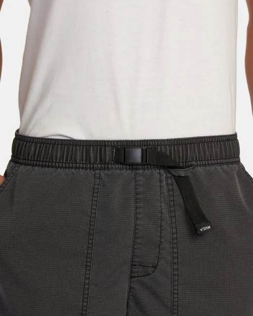 Rvca Civic City Elastic Waist Shorts Rvca Black Men Shorts and Hybrids
