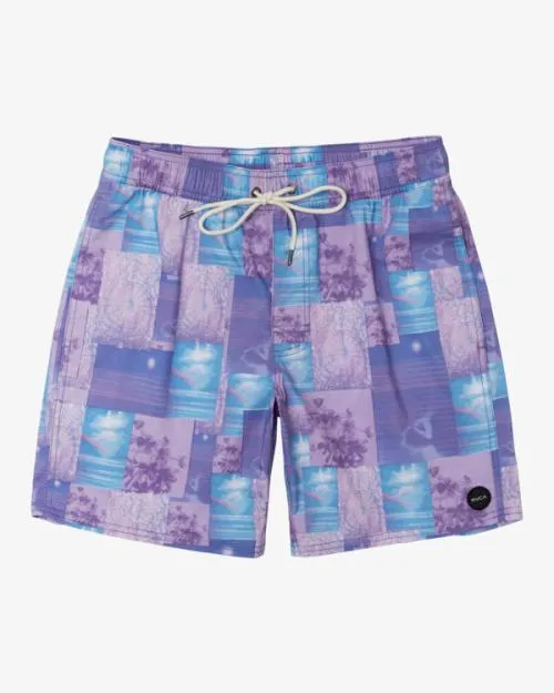 Rvca Colin Sussingham Elastic Boardshorts 17034 Light Purple Men Boardshorts