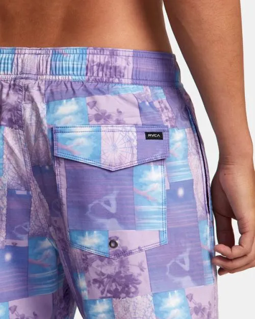 Rvca Colin Sussingham Elastic Boardshorts 17034 Light Purple Men Boardshorts