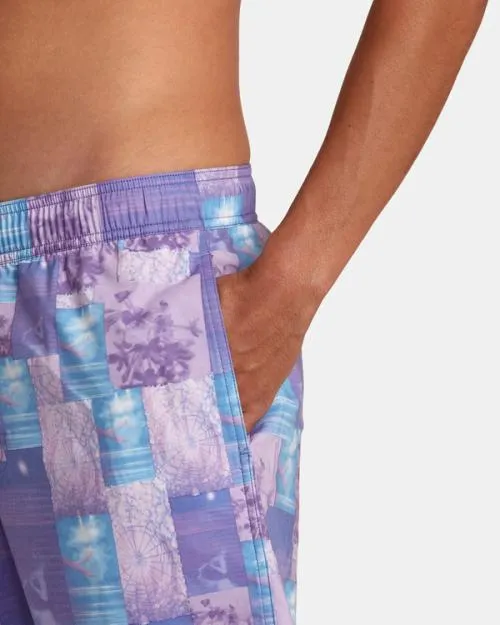 Rvca Colin Sussingham Elastic Boardshorts 17034 Light Purple Men Boardshorts