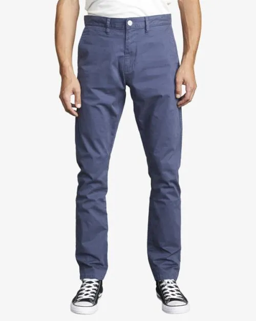 Rvca Daggers Chino Chinos Moody Blue Men Pants