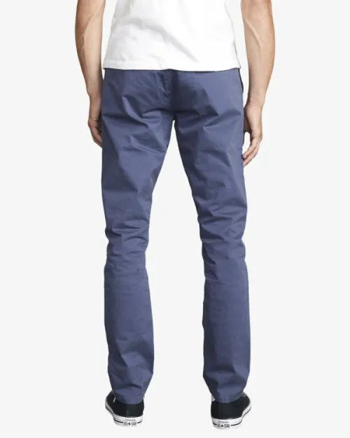 Rvca Daggers Chino Chinos Moody Blue Men Pants