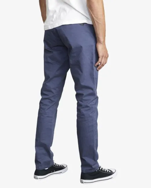 Rvca Daggers Chino Chinos Moody Blue Men Pants