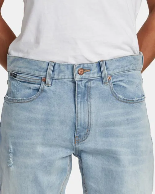 Rvca Daggers Denim Jeans Bleach Wash Men Denim