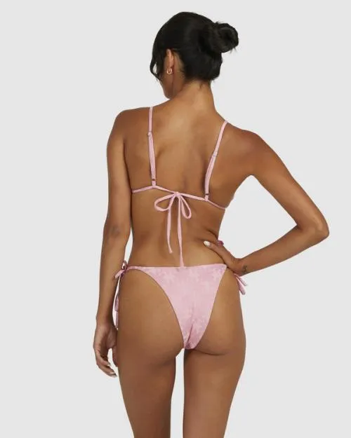 Rvca Daisy Skimpy Bikini Bottoms Sea Pink Women Bikini Bottoms