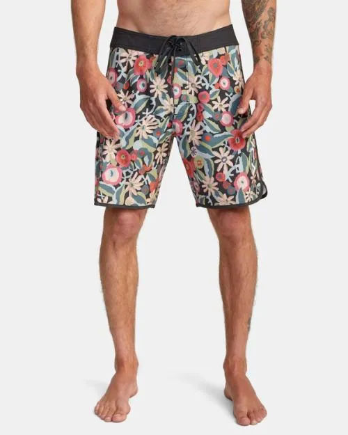 Rvca Eastern Boardshorts 18034 Black Multi Men Boardshorts