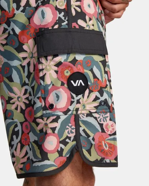 Rvca Eastern Boardshorts 18034 Black Multi Men Boardshorts