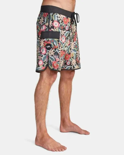 Rvca Eastern Boardshorts 18034 Black Multi Men Boardshorts