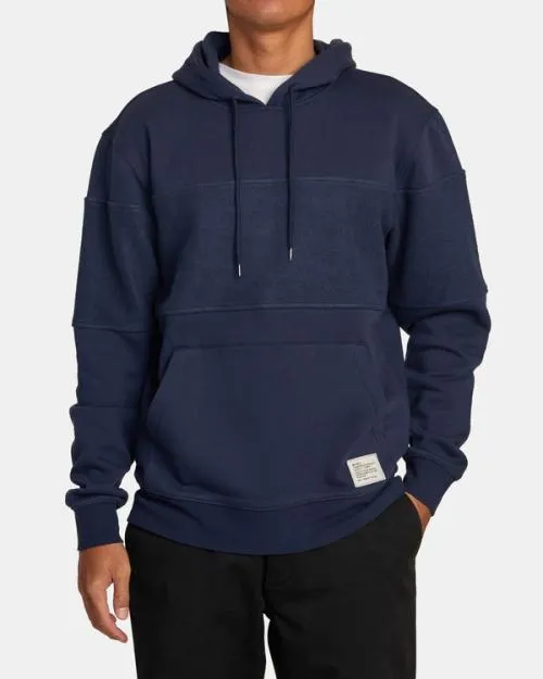 Rvca Elgin Hoodie Moody Blue Men Hoodies and Sweatshirts