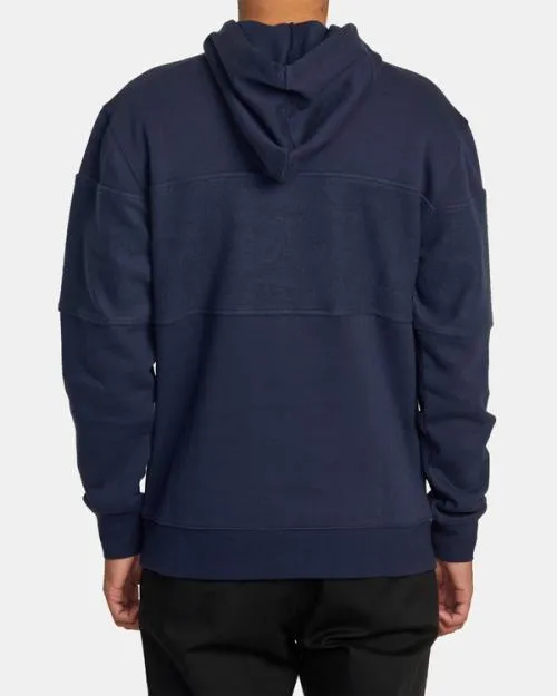 Rvca Elgin Hoodie Moody Blue Men Hoodies and Sweatshirts
