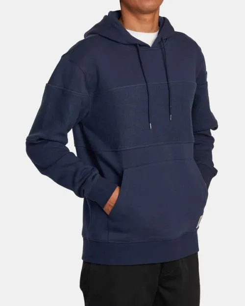 Rvca Elgin Hoodie Moody Blue Men Hoodies and Sweatshirts