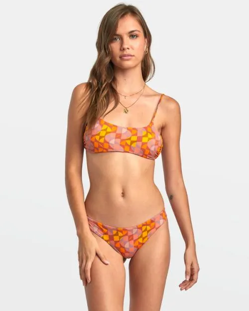 Rvca Geoded Cheeky Bikini Bottoms Multi Women Bikini Bottoms