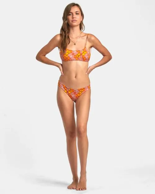 Rvca Geoded Cheeky Bikini Bottoms Multi Women Bikini Bottoms